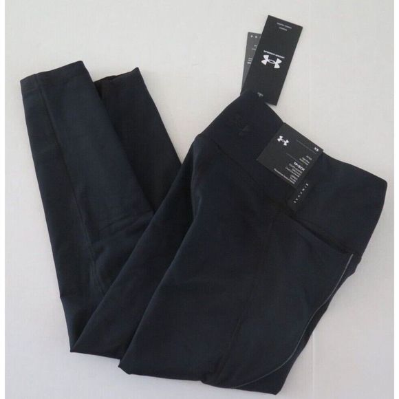 Under Armour 1359547 001 Women Sz XS Black Meridian HydraFuse Ankle Leggings $90 - Picture 6 of 6